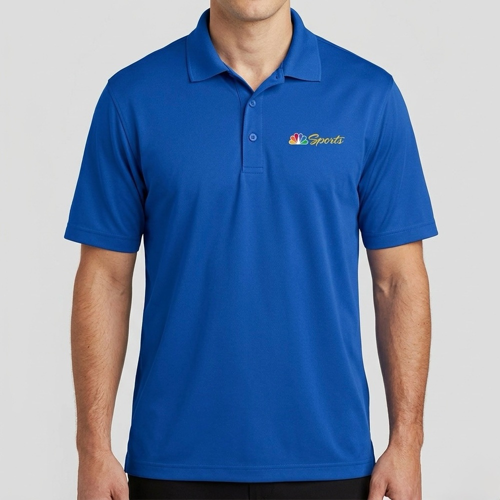 NBC Sports x Core365 Performance Polo – Royal Blue - Large